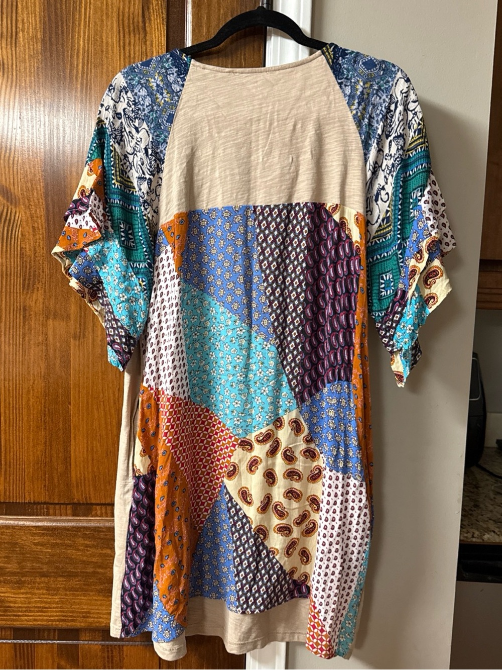 Umgee Boho Print Dress/Tunic with Pockets - Picture 2 of 3